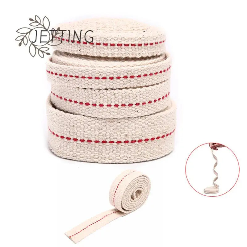 1Meter Kerosene Lamp Wick Braided Cotton Wick Flat Cotton Oil Lamp Wick For Oil Lamp Width 1.1cm,1.2cm,1.5cm,2.5cm