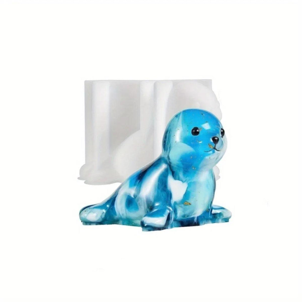 3D Dolphin Seal Animals Silicone Molds For Resin, Epoxy Molds Resin Casting Molds For DIY Resin Crafts Home Decoration