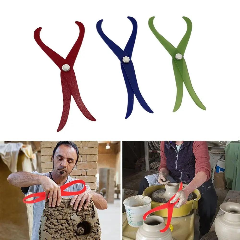 Bent Leg Caliper Plastic Caliper Clay Sculpture Ceramic Measuring Pottery Tool for Carving,Shaping, Clay Sculpture, Modeling