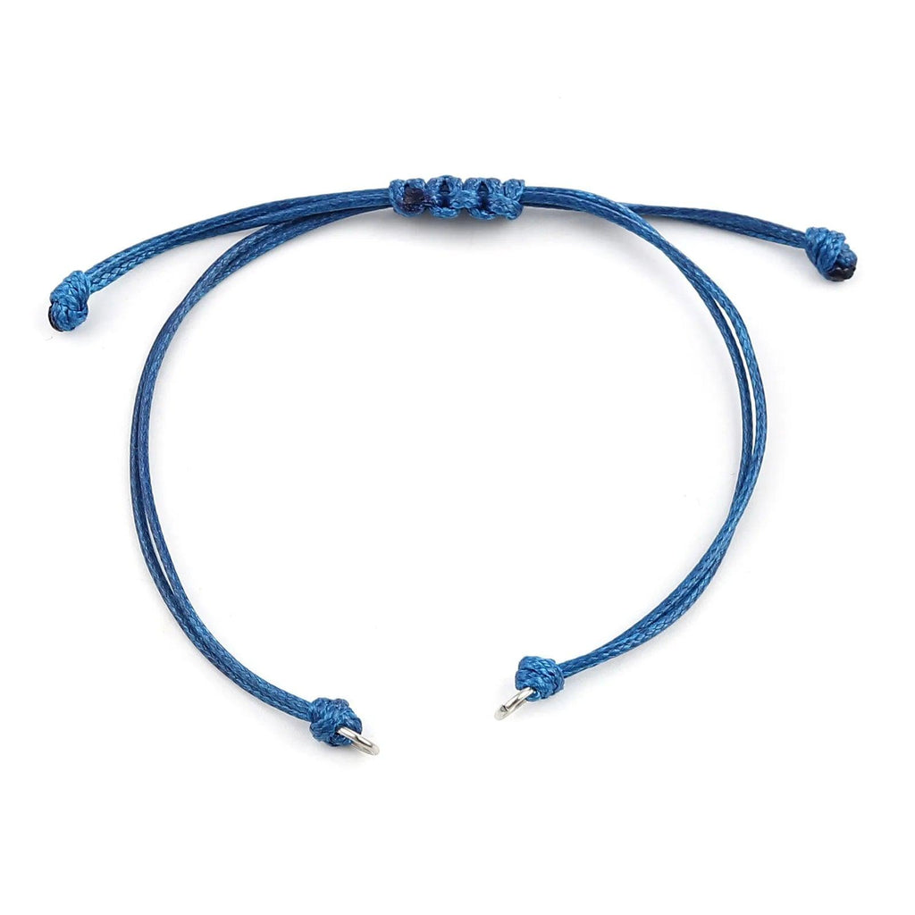Wax Thread Braided Handmade Bracelets Adjustable Woven Bracelet For DIY Jewelry Gift Accessories Findings Making,5 PCs