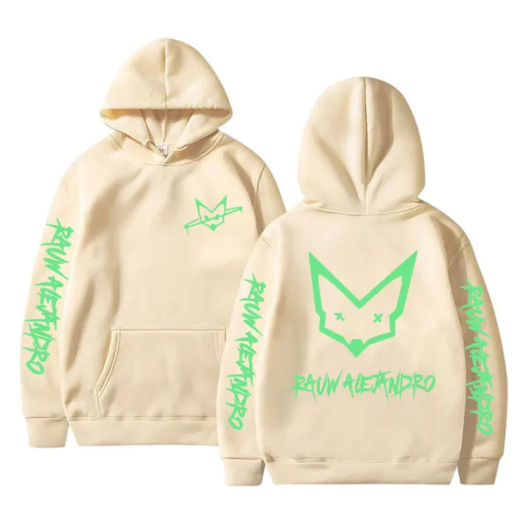 Rauw Alejandro Double Sided Printed Hoodie Saturno Pullover Todo De Ti Hoodies Men Women Fashion Oversized Hooded Sweatshirt