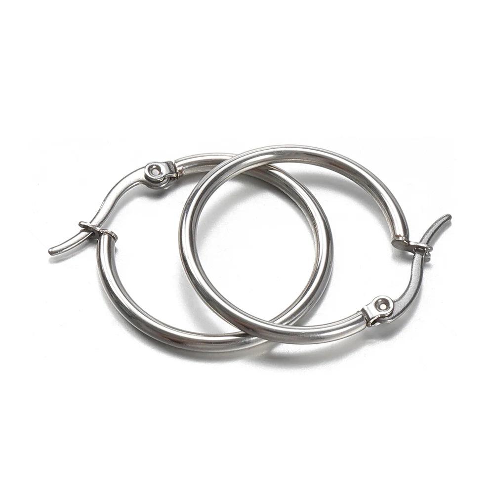 10pcs Stainless Steel Open Earrings Base for Jewelry Making Earring DIY