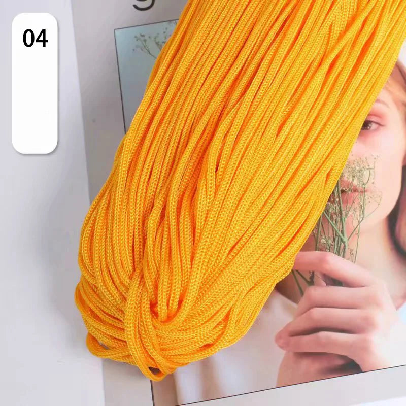 Light Body Ice Silk Thread Set For DIY Crochet Hats And Bags