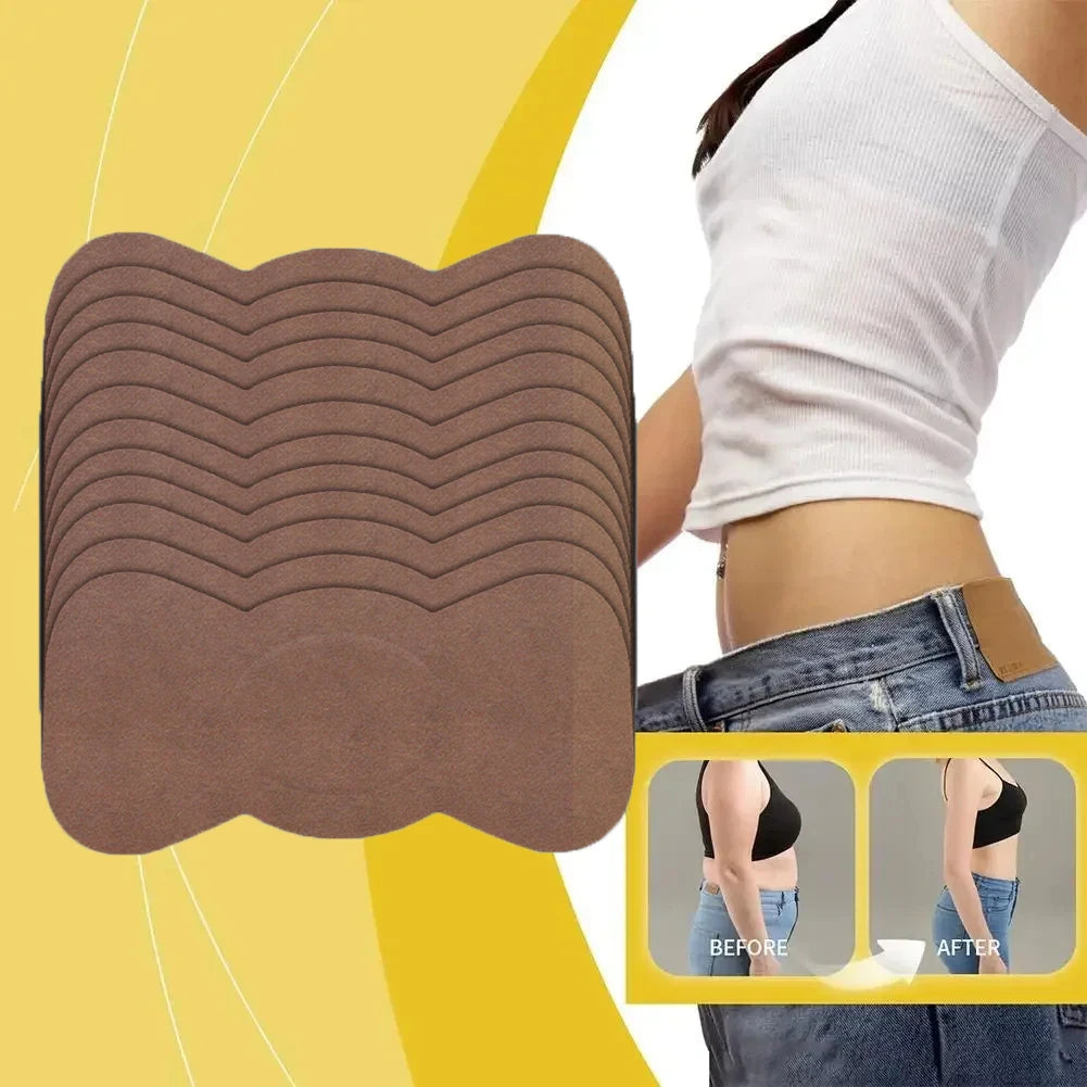 Natural Honey Body Shaping Patches Fast Burning Fat Lymphatic Patches Improve Stomach Belly Slimming Stickers for Female Male