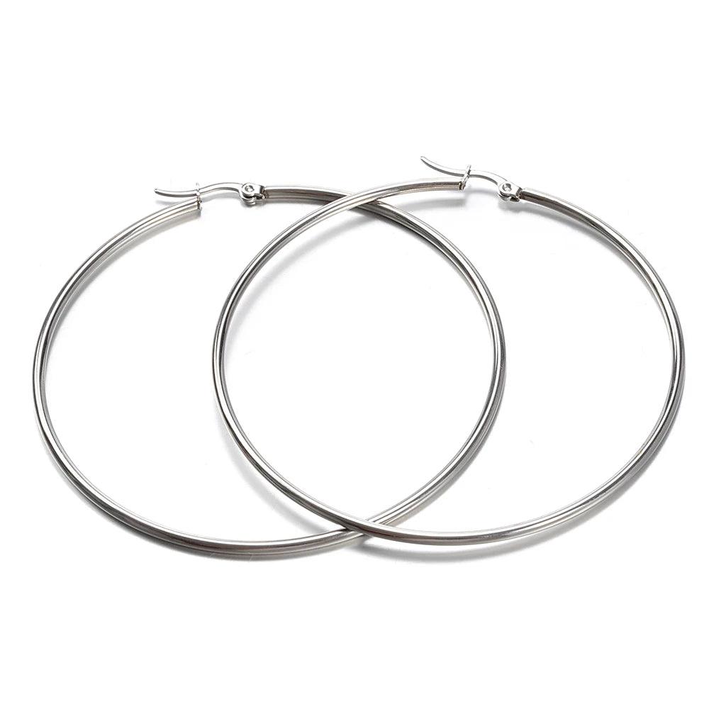 10pcs Stainless Steel Open Earrings Base for Jewelry Making Earring DIY