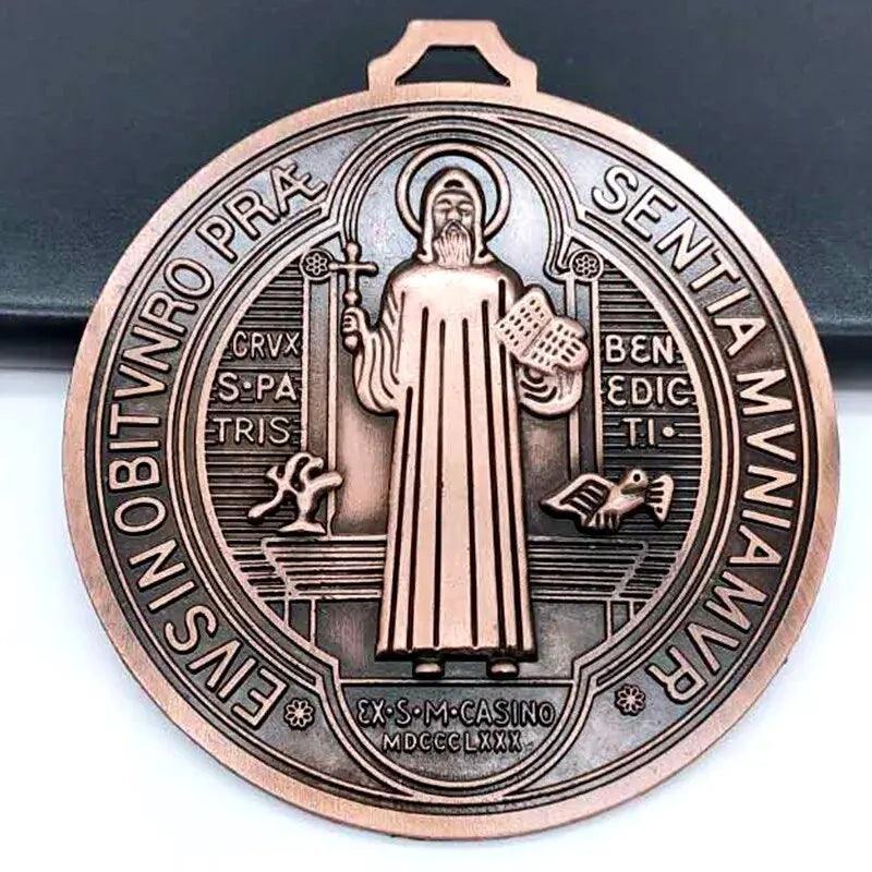 Big Christian Catholic Blessing Paracord String Prayer Rosary Protection Medals Jewlery for Men and Women/Rosario Hilo Paracord