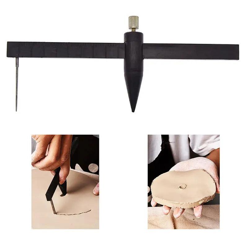 New Arrival Compass Circle Cutter Caliper For Clay Pottery Ceramic Cut DIY