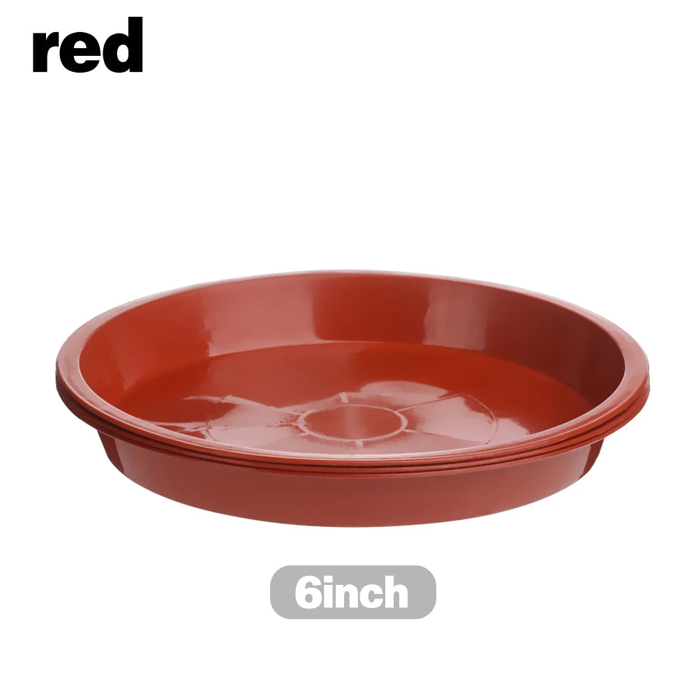 3Pcs Plant Saucer 4/6/7/8/10 inch Drip Trays Plastic Tray Saucers Indoor Outdoor Flower Pot Round