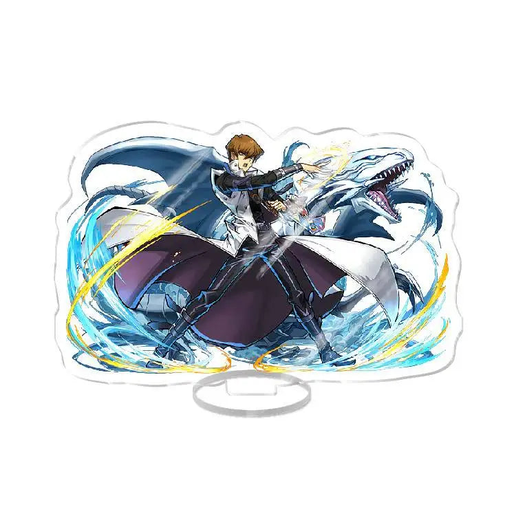 Anime YuGiOh Yu-Gi-Oh! VRAINS Acrylic Stand Figure  Model Desktop Ornaments Doll Yusaku Fujiki Keychain Pendant friend Toy Gift