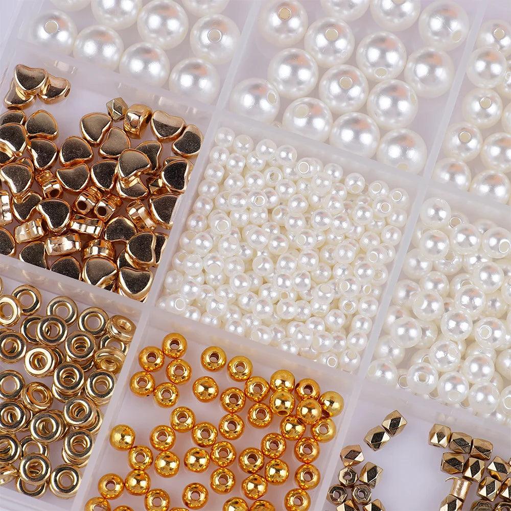 diy boxed jewelry accessories beads personalized handmade necklace bracelet accessories beaded beads diy material wholesale
