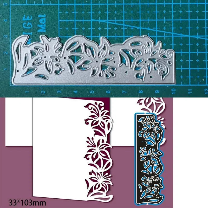 Lace Flower Metal Cutting Dies Scrapbooking Decoration Paper Craft Knife Mould Blade Punch Template Embossing Stencils