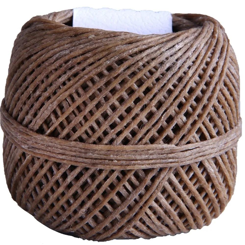 100% Organic Hemp Wick Coated with Natural Beeswax-Standard Size(1.0mm)-200 FT