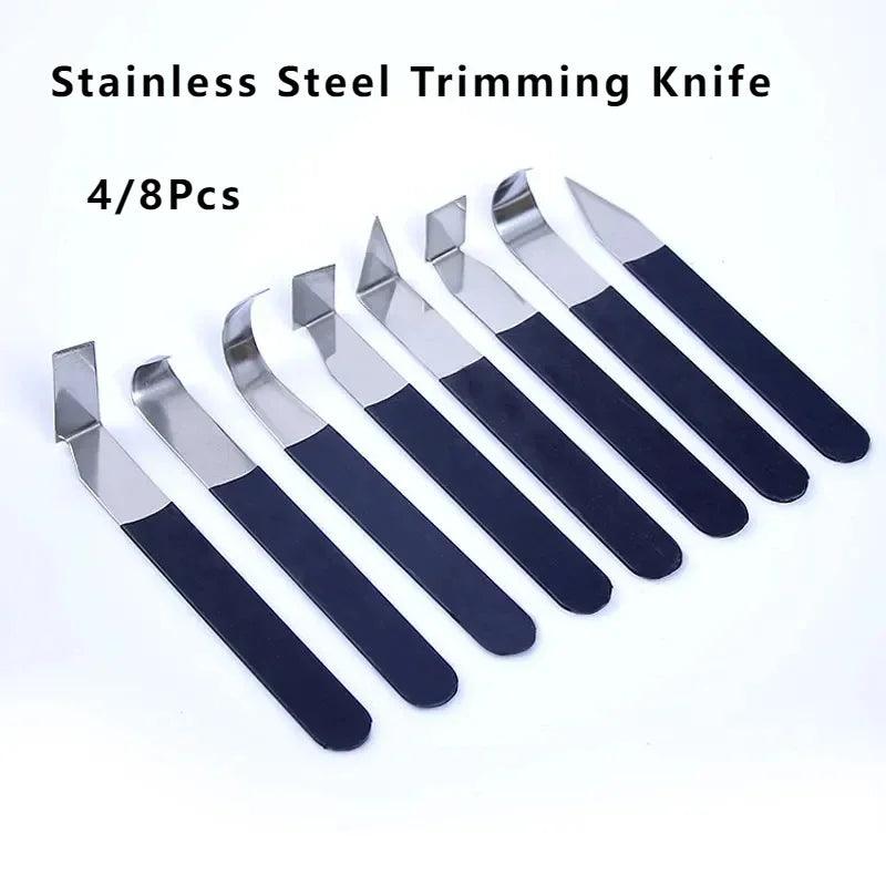 Trimming Knife Tools Polymer Clay Cutter Tool Stainless Steel Crafting Kit Ceramic Ceramics and Pottery Ceramic. Arts Crafts
