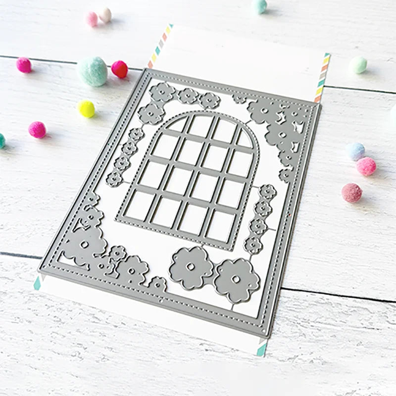 Happy Birthday Word Cutting Dies Sweet Feline Metal Die Cuts for DIY Scrapbooking Album Card Making Decoration