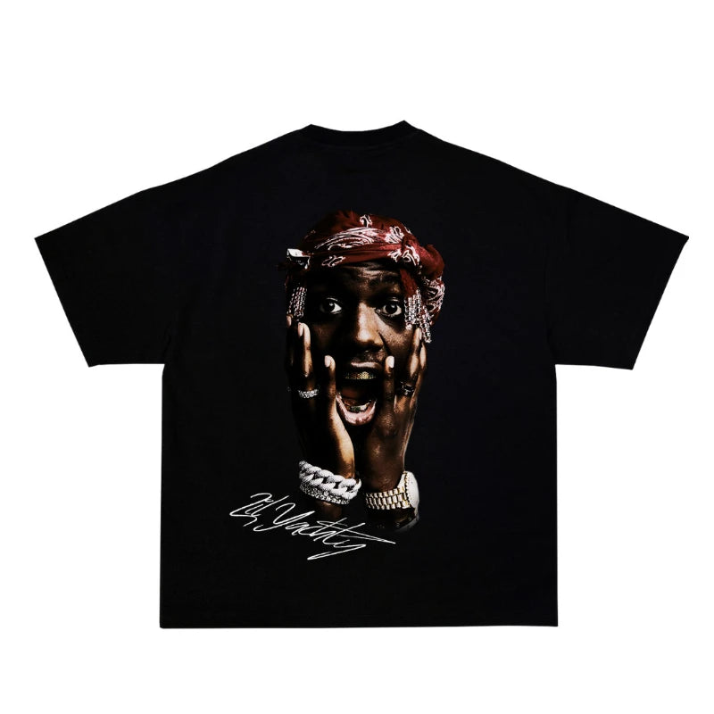 Lil Yachty Rapper Cotton T-shirt Unisex Men Women Causal Hip Hop Tops Summer Round Neck Short Sleeve Ocean Graphic Tee Big Size
