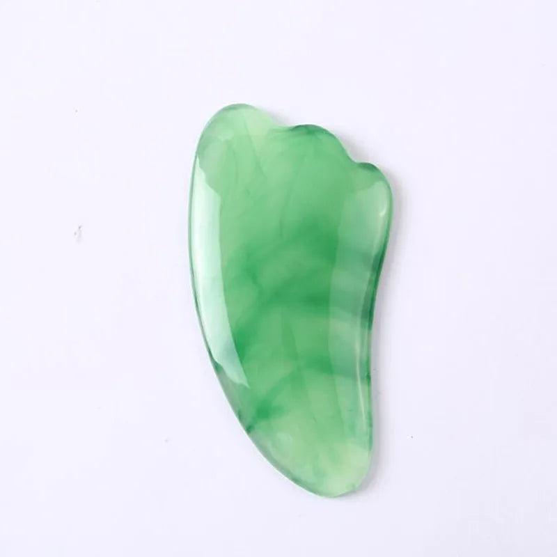 Original Guasha Massage Face Massag Resin Beeswax Gua Sha Imitation Jade Board Acupoint Eye Care SPA Massager Tool massage