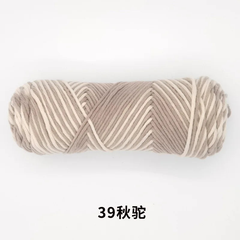 Milk Cotton Yarn 8 Ply Acrylic Crochet For Amigurumi Doll