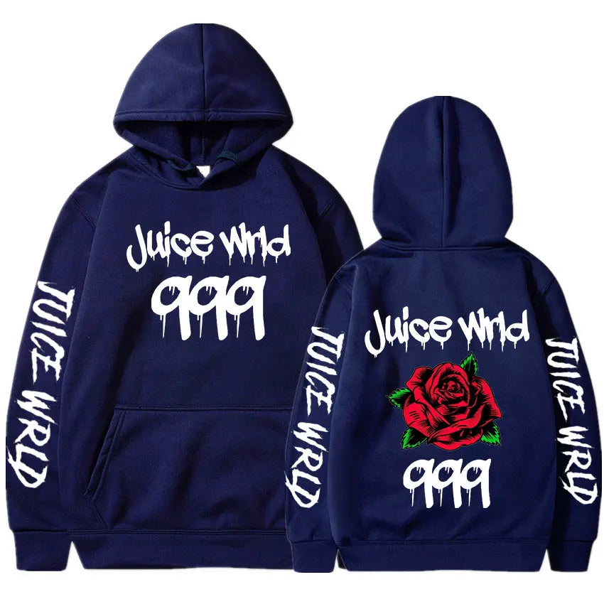 Juice WRLD Hoodies Men Women Hooded Sweatshirts Fashion Hip Hop Casual Pullovers Autumn Boys Girls Black Streetwear Juicewrld