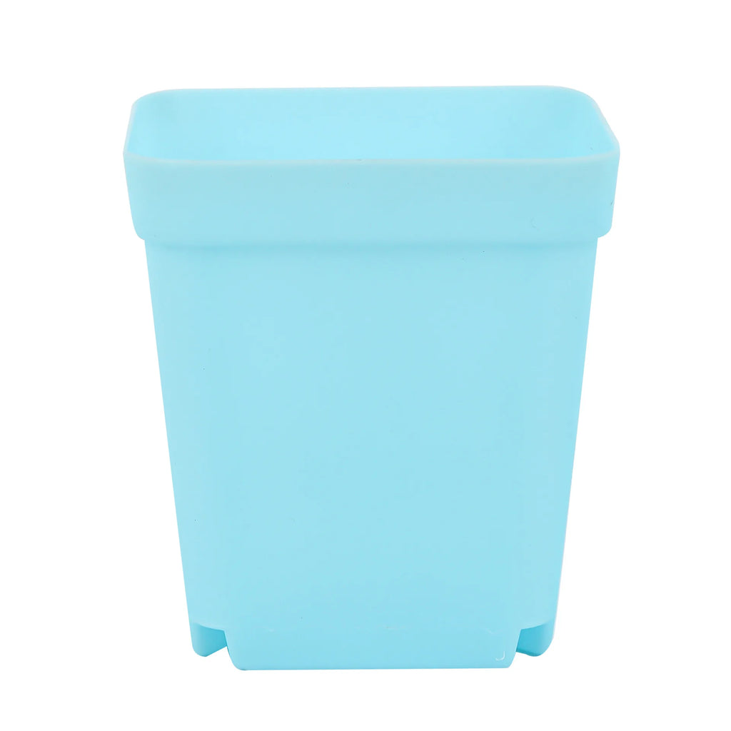 10PCS Gardening Mini Small Square Pot Seven Colors Flower Pot Succulent Pot Little Black Square Plastic Pot Seedling Tray TMZ
