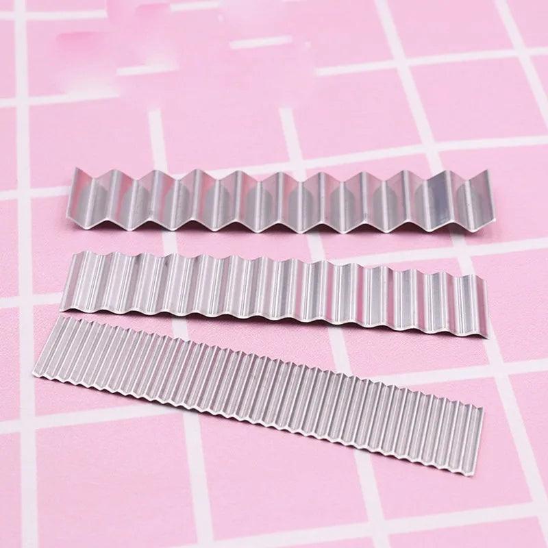 Stainless Steel Pottery Lace Knife Clay Wave Blade Lace Cutter Set Wave Knife Tool Fimo Slices Clay Modeling Tools
