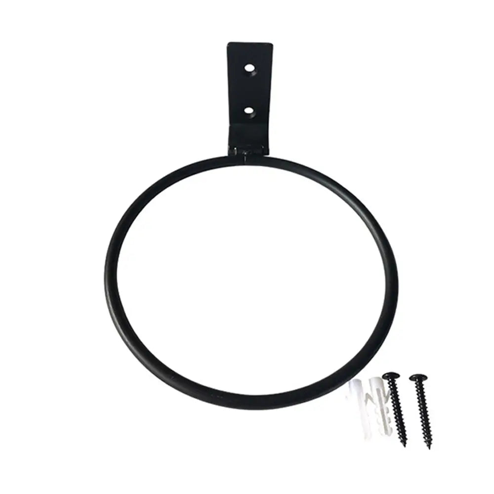 Wall Mounting Flower Pot Holder Ring Planter Pot Stand Planters Rack for Outdoors Decor Railing Office
