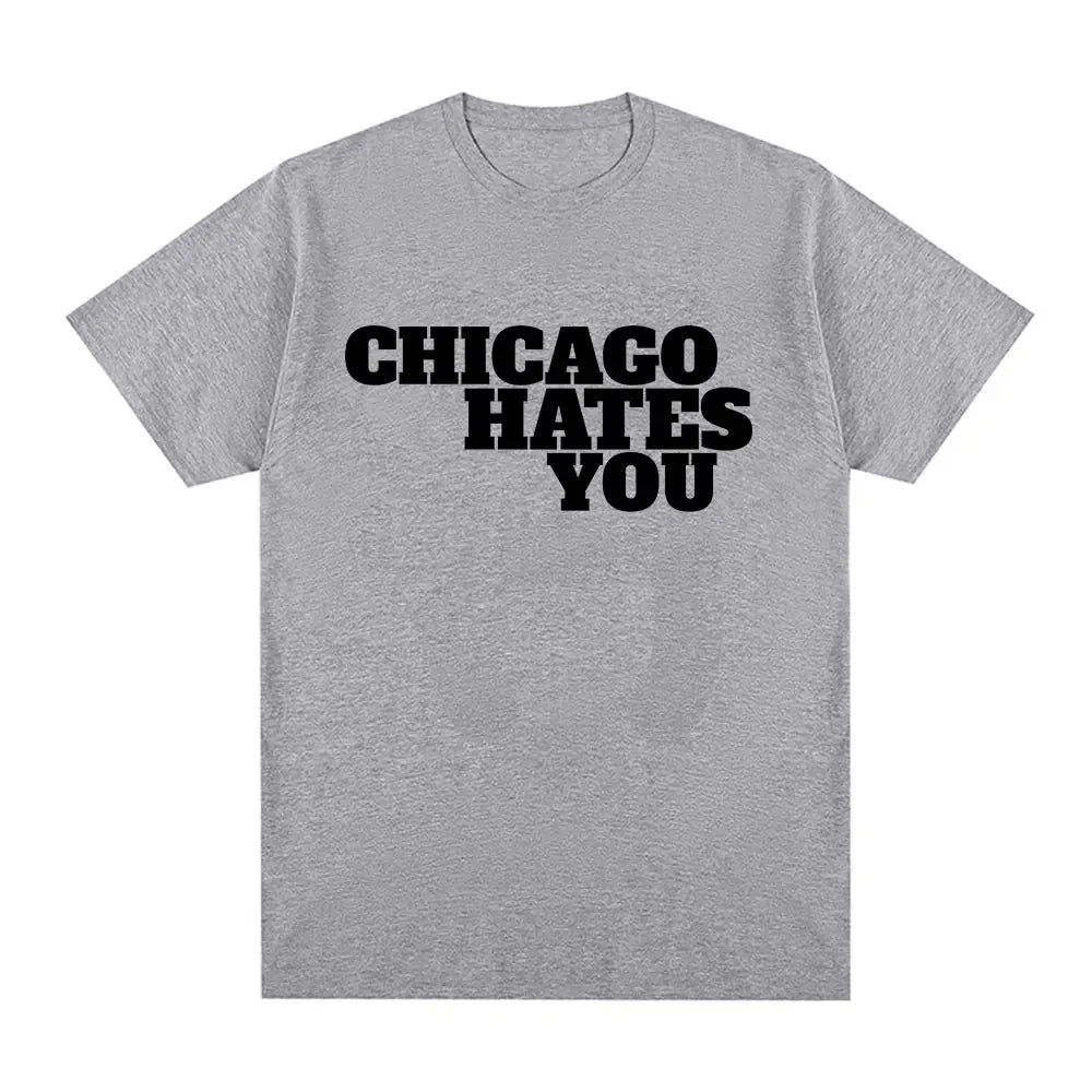 Rapper Chief Keef Chicago Hates You Women's Oversized Hip Hop T-Shirt Casual Short Sleeve Fashion