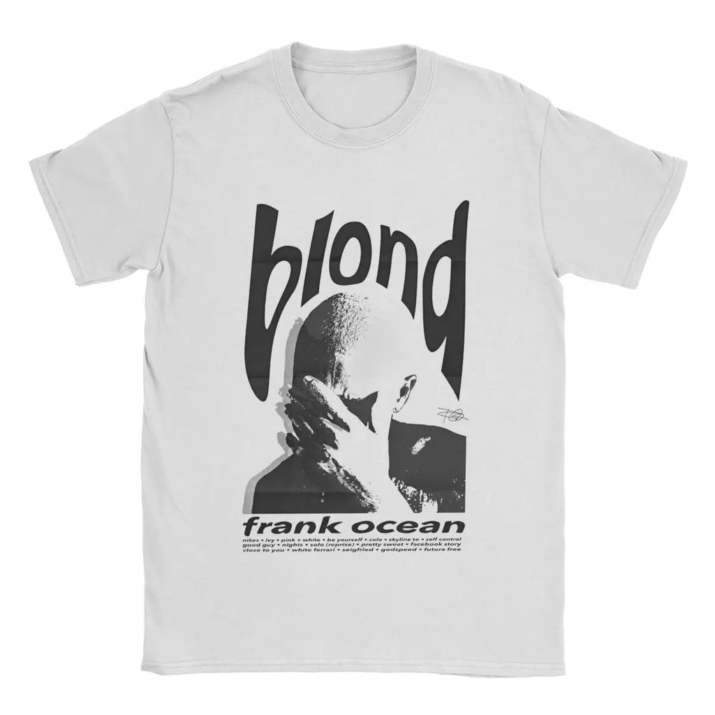 Frank Ocean Blond Rapper Unisex Cotton Casual T Shirt O Neck Hip Hop Music Tee Short Sleeve Tops