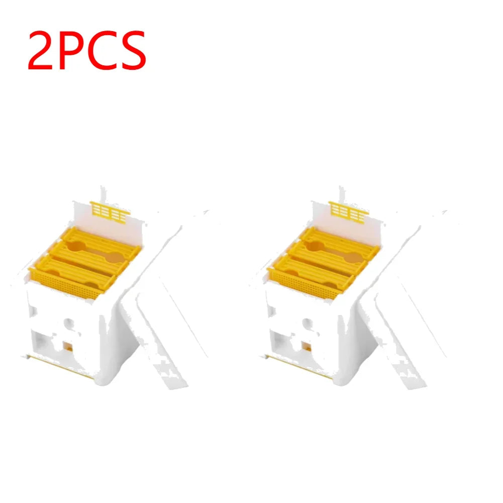 1-2Pcs Bee Hive Beekeeping King Box Foam Pollination Boxes Harvest Bee Hive Beekeeper Mating Supplies Bee Hive Beekeeping Tools