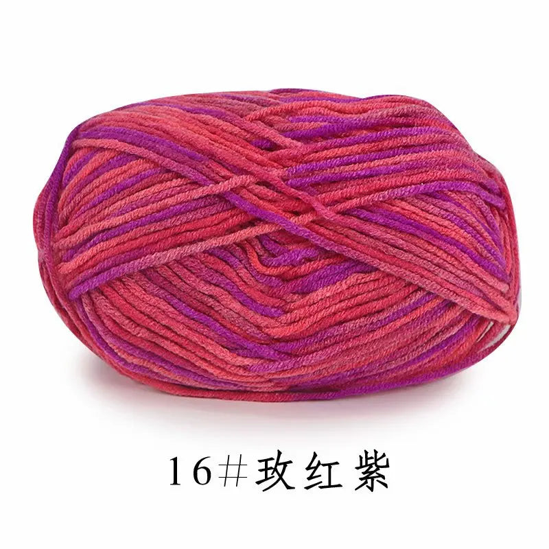 Milk Cotton Five Strand Gradual Change Wool Baby Knitting