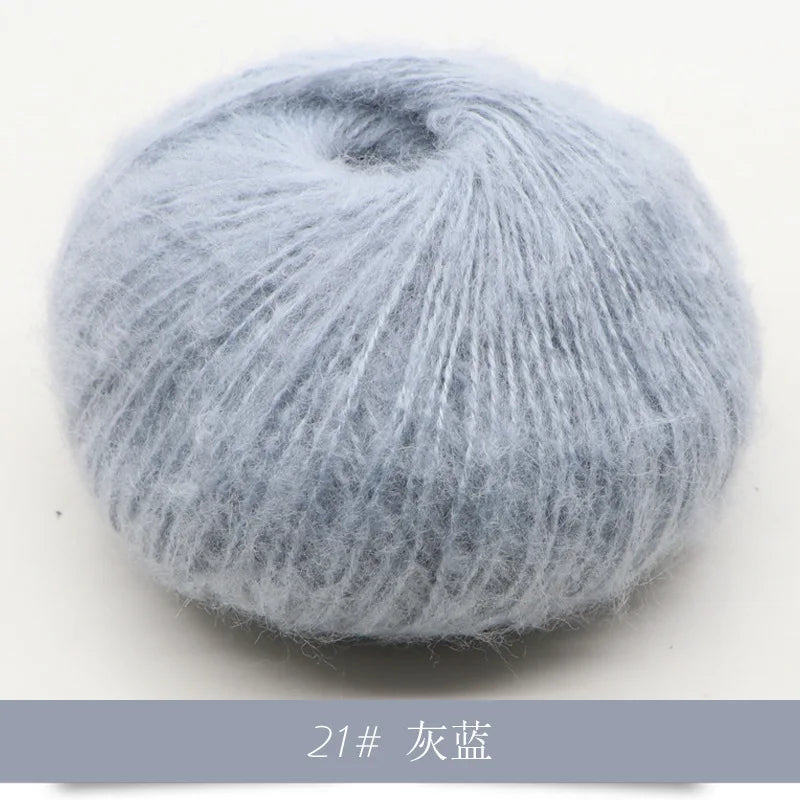 Mohair Yarn 25g Soft Knit Wool For Scarves And Sweaters
