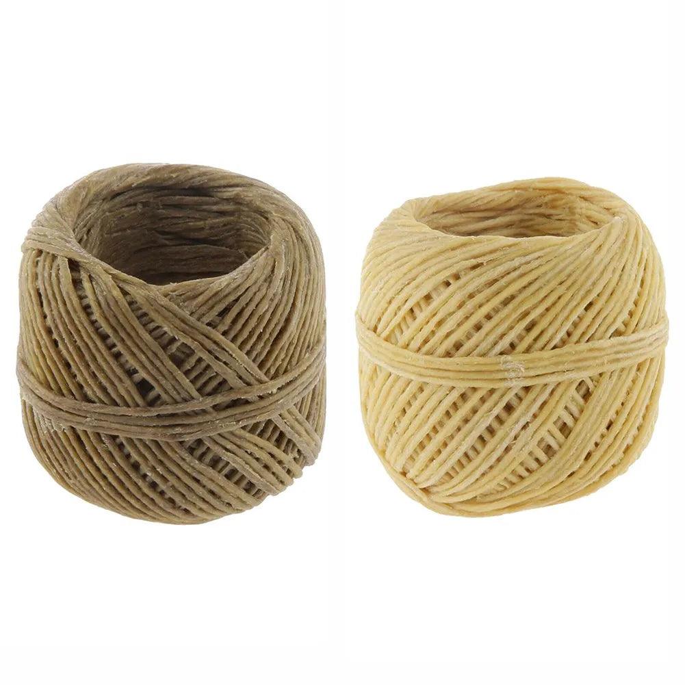 1 Roll 10m Beeswax Wicks Organic Light Hemp Fiber Beeswax Candle For Candle Making Hemps Natural Well Wicks Candle Supplies