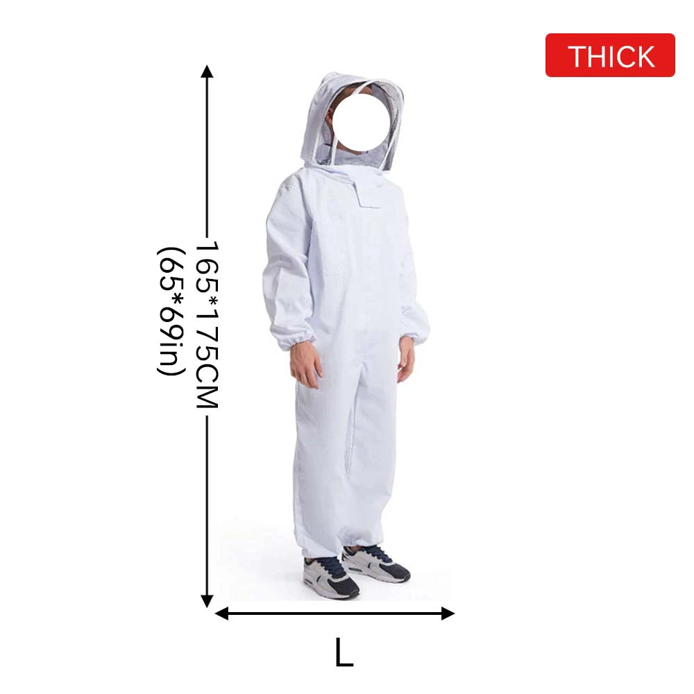 Full Body Beekeeping Clothes Professional Beekeepers Clothes Protection Beekeeping Suit Safty Veil Unisex Children Protective