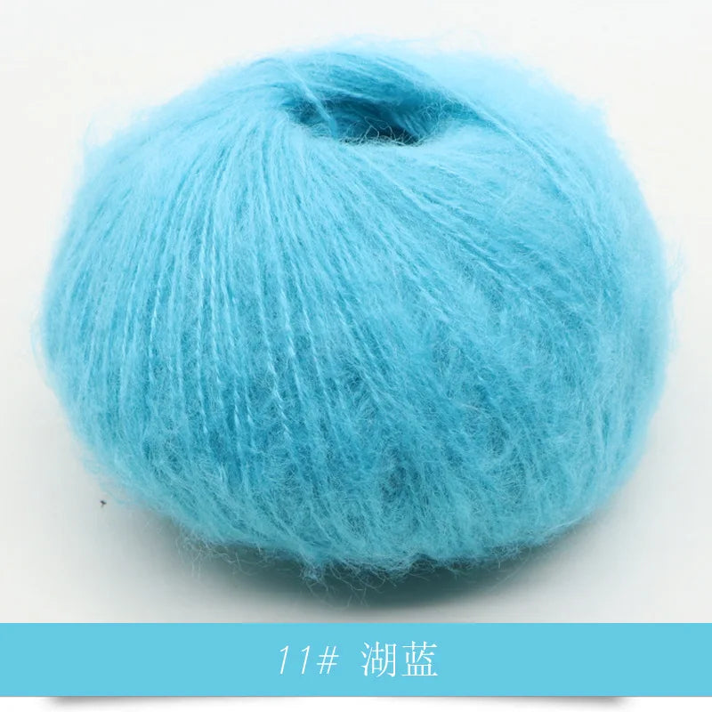 Mohair Yarn 25g Soft Knit Wool For Scarves And Sweaters