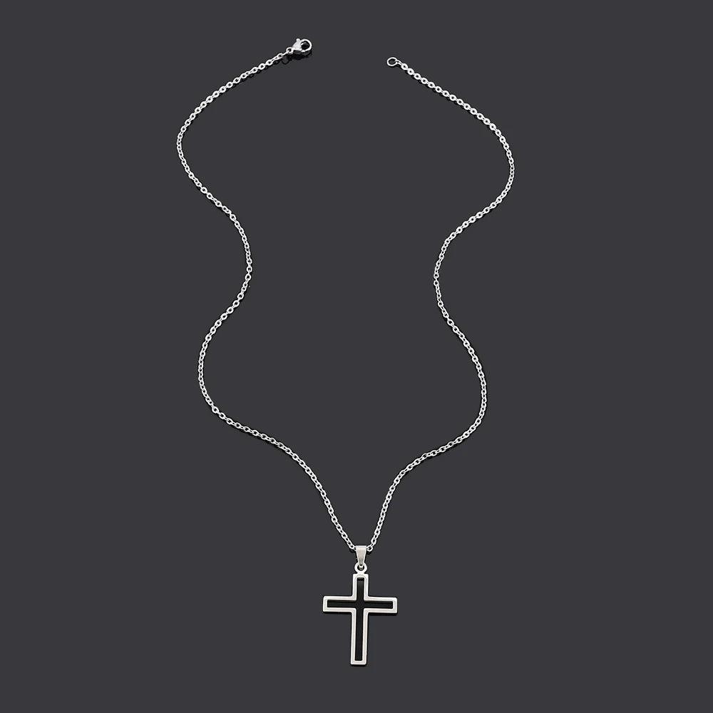 Fashion Choker Necklaces for Women 2022 Gun Cross Pendant Crystal Rhinestone Chain Necklace Women Men Punk Chains Jewelry Gift
