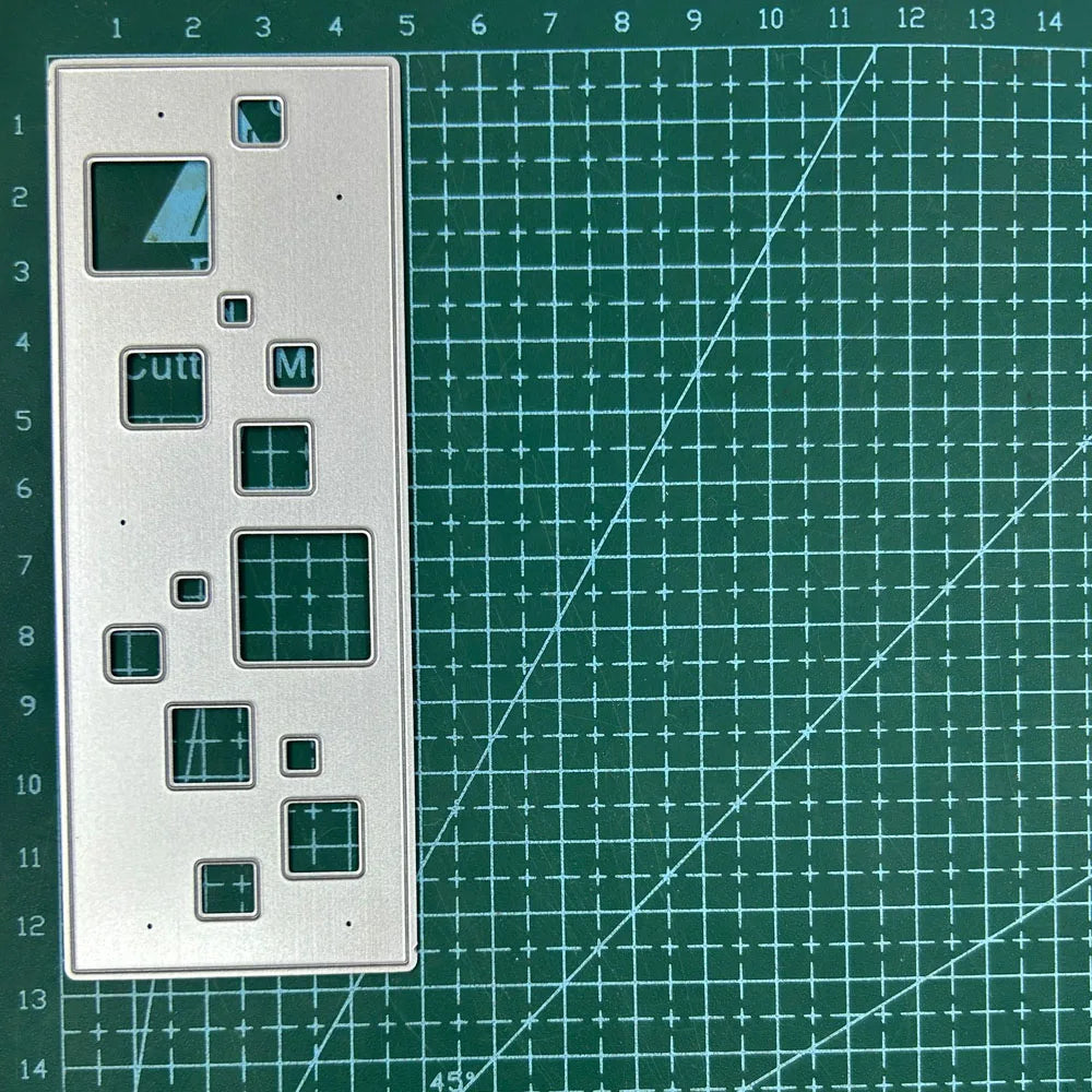 Multi-Layer Triangular Square Frame Metal Cutting Dies for Scrapbooking and Paper Crafting