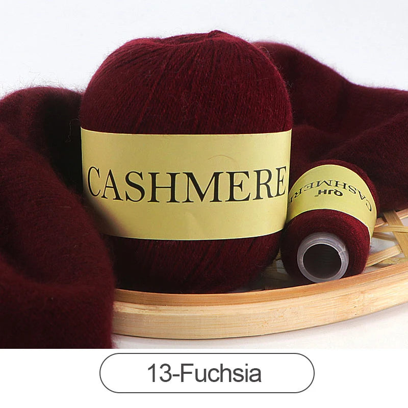 Ladies Cashmere Yarn Anti Pilling Soft Hand Knit Wool Balls