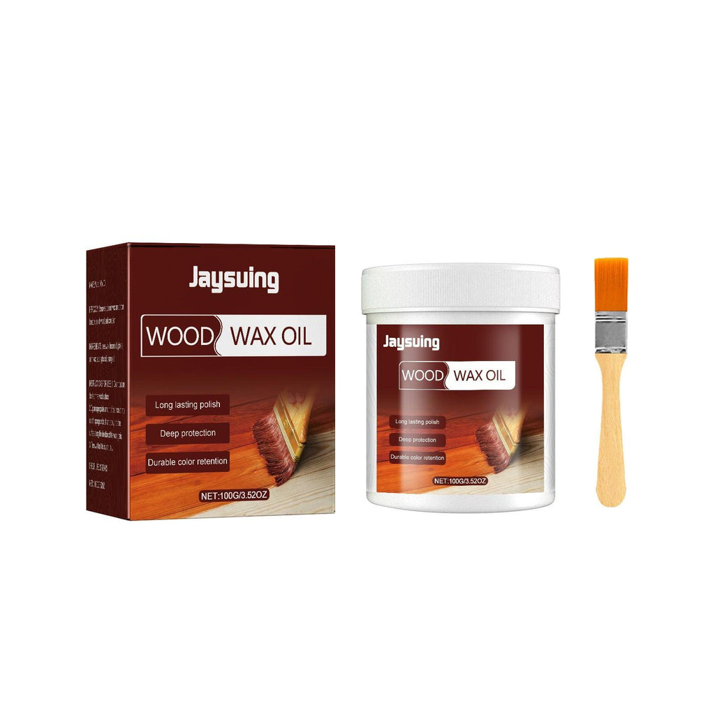 Wood Seasoning Beeswax Solid Wooden Furniture Polishing Beeswax Waterproof Wood Floor Cleaning Maintenance Brighten Care Bee Wax