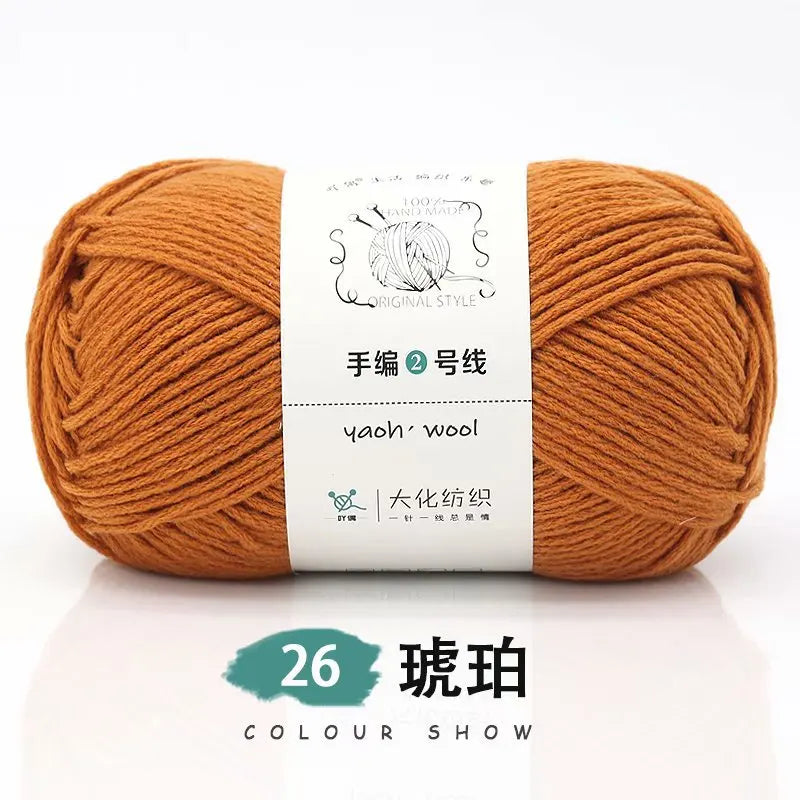 100g 100 Percent Acrylic Yarn for Hand Knitting and Crochet DIY Projects 200M Length