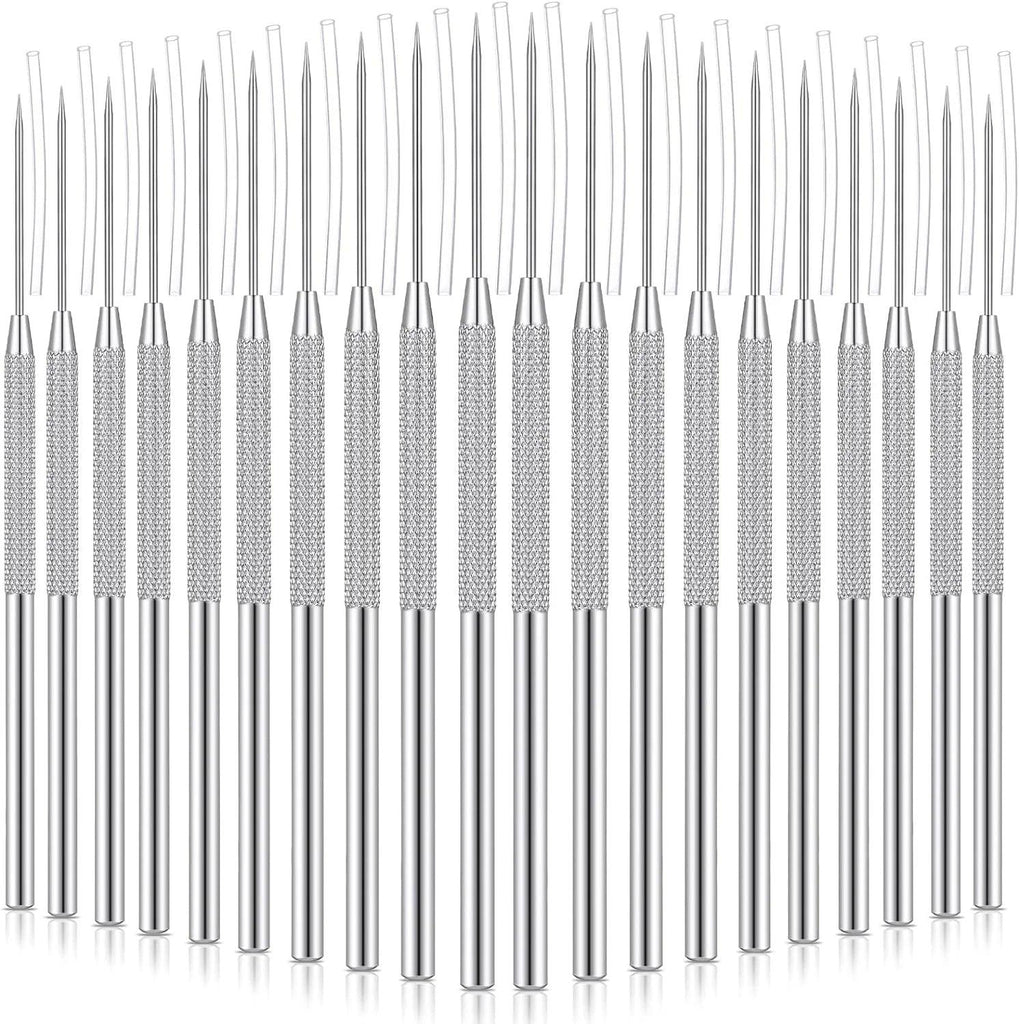 7 Pin Feather Wire Texture Ceramics Tools Polymer Clay Sculpting Modeling Tool DIY Pottery Brush  Detail needle Carving Tool Set