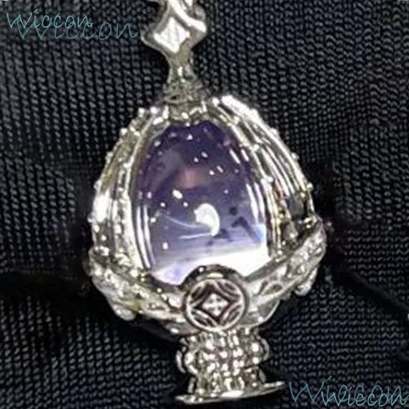 Grief Seed Soul Gem Anime Puella Magi Madoka Magica Cosplay Prop Gemstone Necklace Yellow Purple Pink Red Blue Jewel Magica Girl