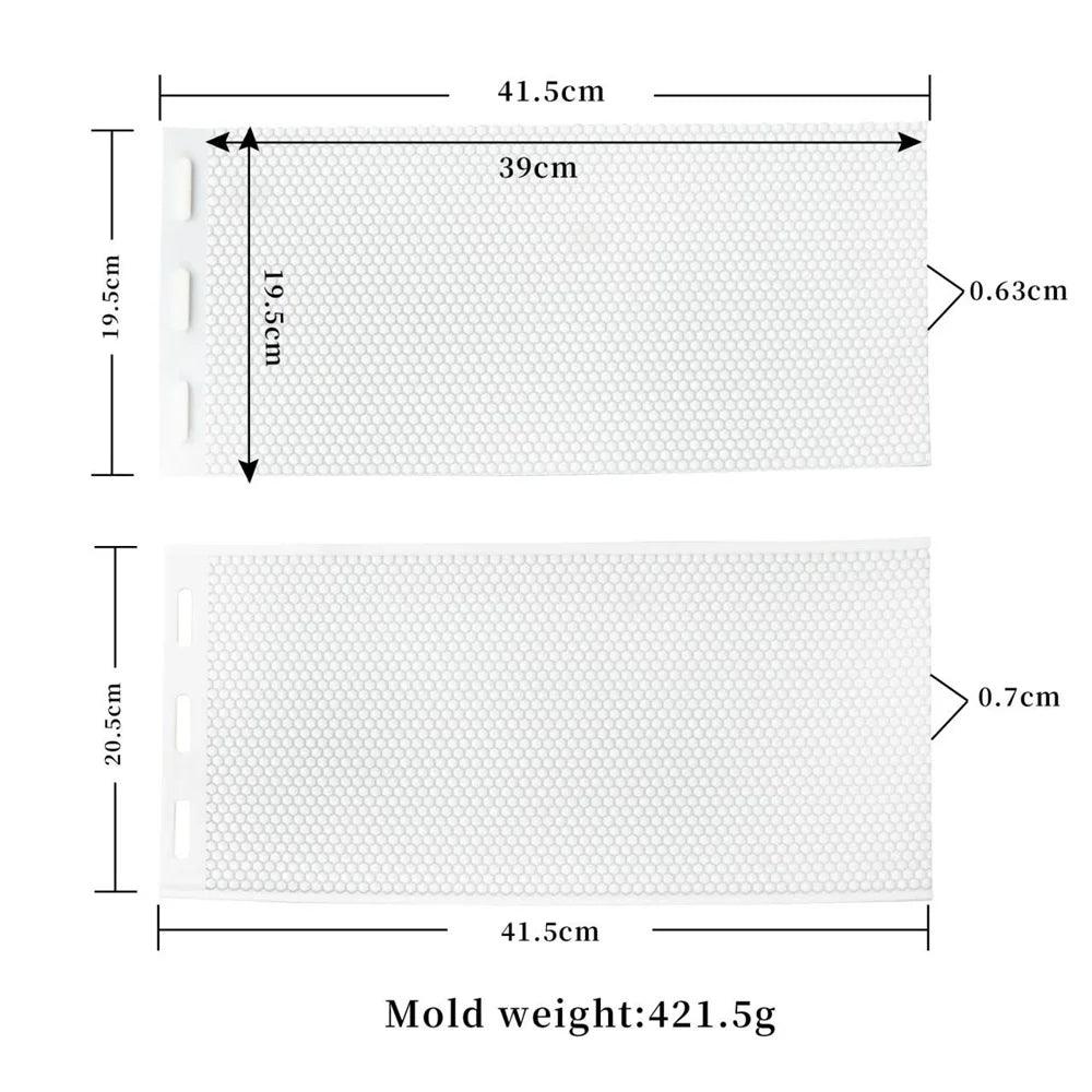 Silicon Flexible Beehive Wax Machine Foundation Sheets Mold Beeswax Foundation Press Mould Beekeeping for Beekeeper Candle