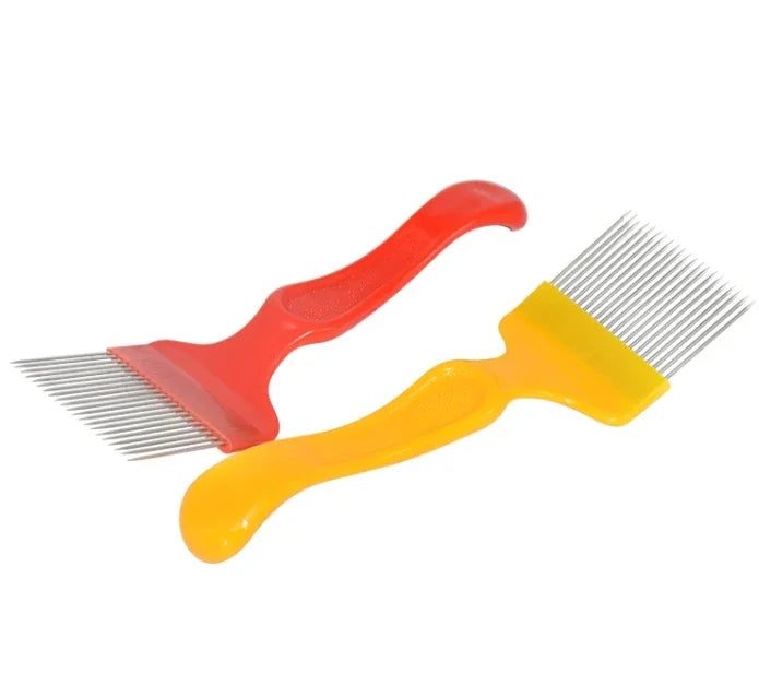 Beekeeping Tools 18 Pin Bee honey Forks Straight Needles Uncapping Forks handle Stainless Steel Honey Sparse Rake Shovel Comb