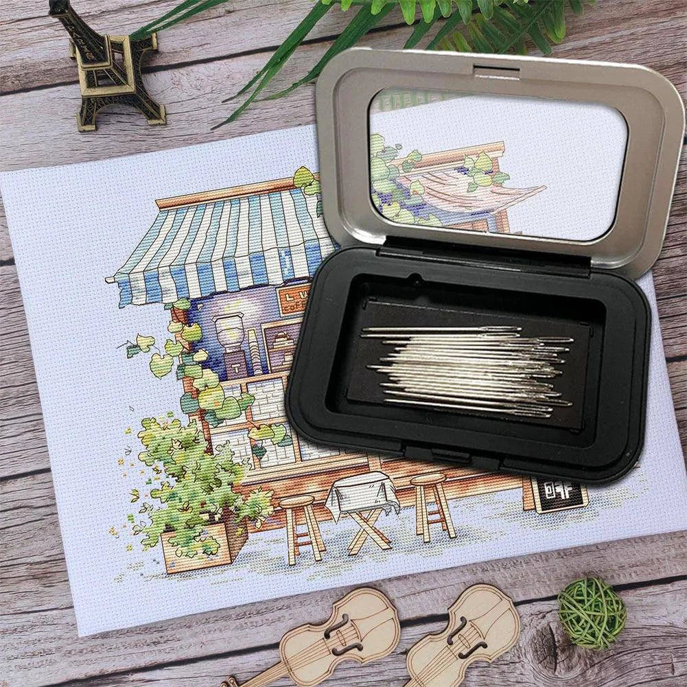 1pc Magnetic Needle Storage Box For Embroidery Needles Rectangle Sewing Needle Storage Case Sewing Tool Accessories