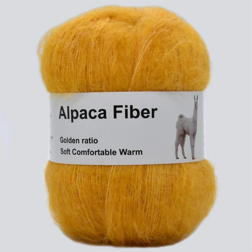 Alpaca Mohair Yarn Plush Thick Crochet Wool For Knitting