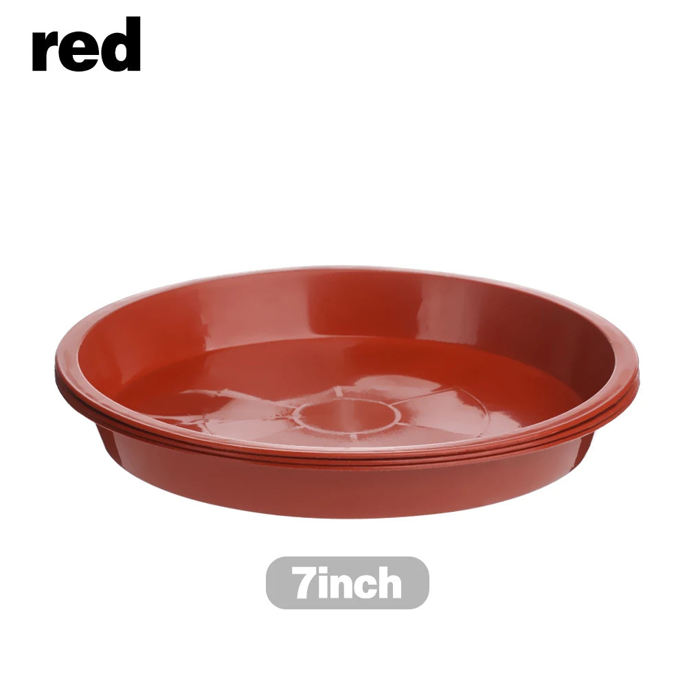 3Pcs Plant Saucer 4/6/7/8/10 inch Drip Trays Plastic Tray Saucers Indoor Outdoor Flower Pot Round