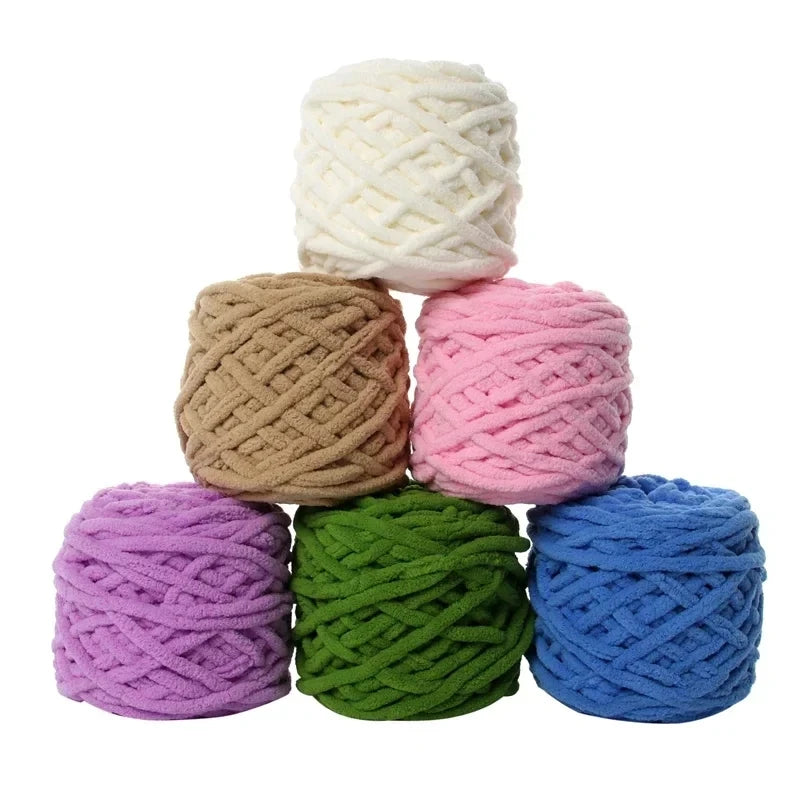 1pc Super Thick Yarn for Scarf Hand-knitted Yarn For Hand knitting Shoes Soft Yarn Woolen 7mm Hot Sale