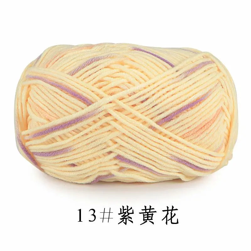 Milk Cotton Five Strand Gradual Change Wool Baby Knitting