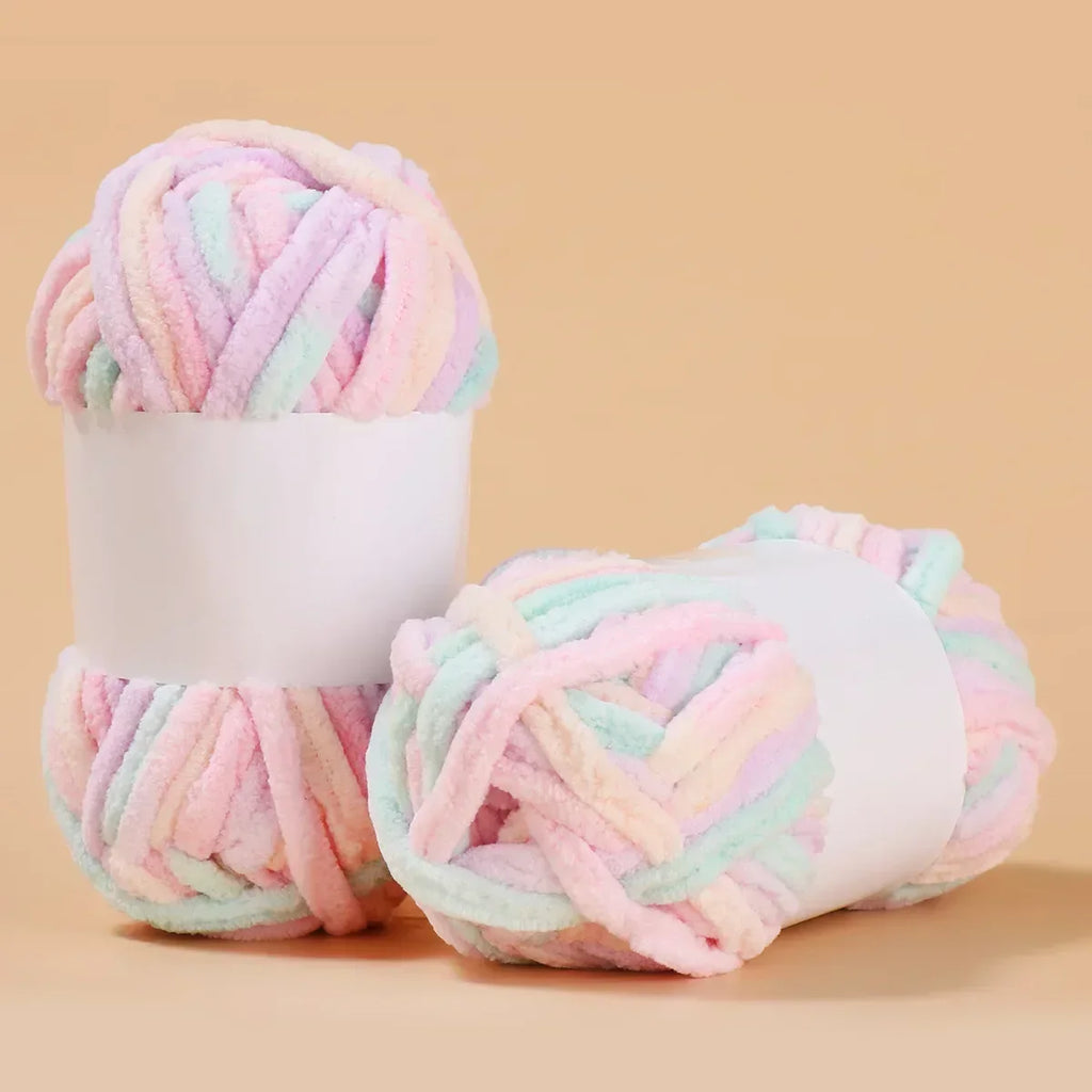 Thick Velvet Yarn Chenille For Baby Scarf And Hat Knitting