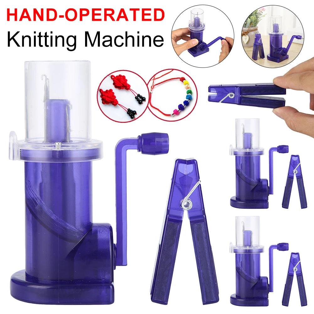 Embellish Craft Bracelet Weave Tool DIY Craft Hand-operated Embellish-Knit Knitting Machine Spool Knitter Knitting Machine