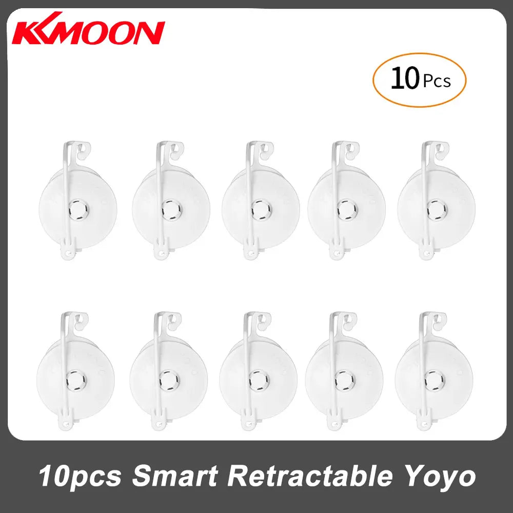 10pcs Smart Retractable Plant Yoyo with Stopper Hydroponics Grow Support Hanger Hydroponic for Home Garden Plants Grow Drop ship